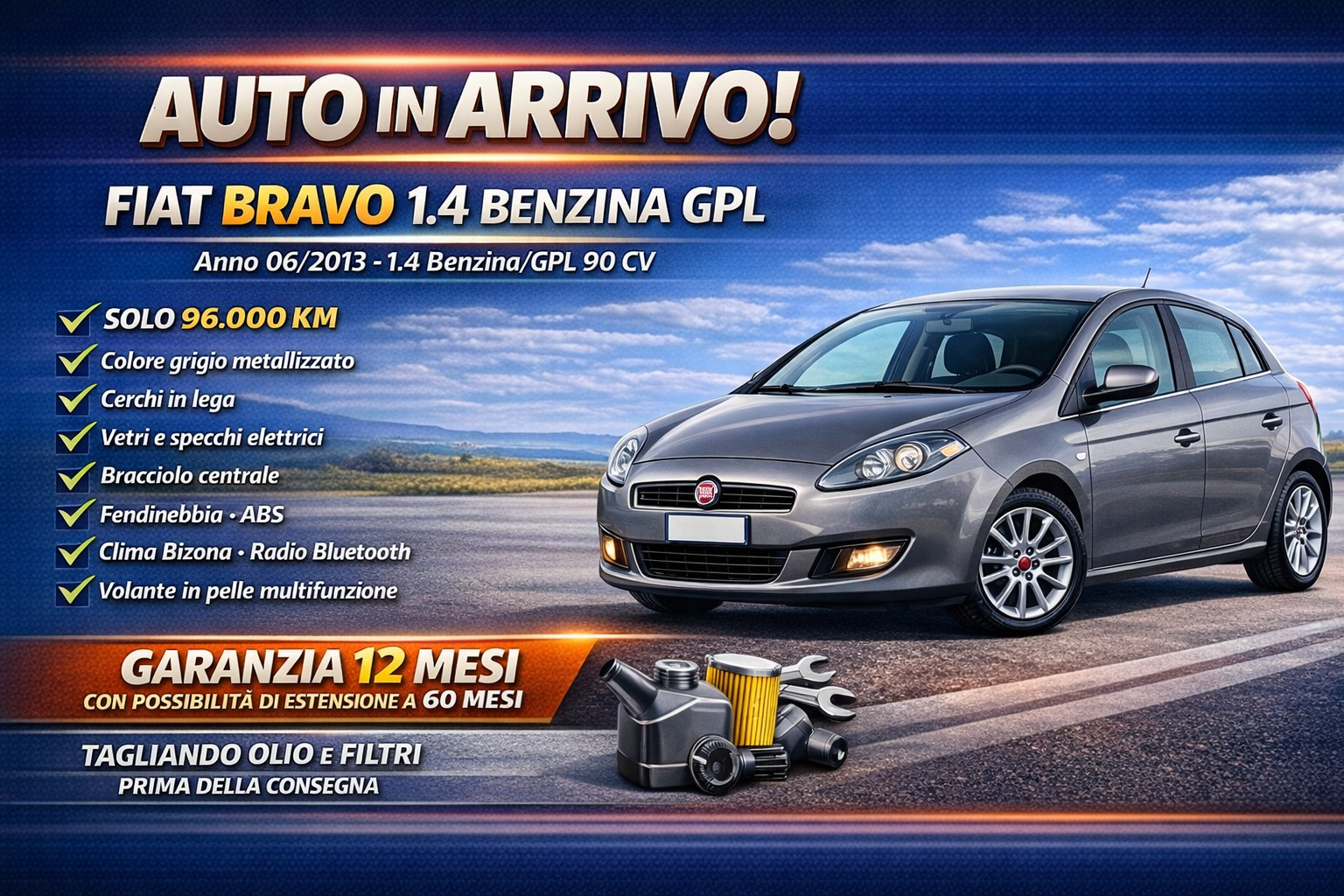 Fiat Bravo Gpl solo 96000 Km